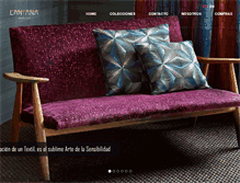 Tablet Screenshot of lantanatextil.com